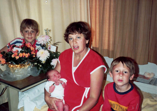 Andrea is born (Calgary, 1983)