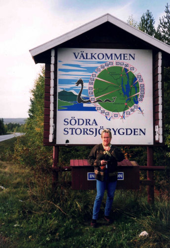 Eileen visits relatives (Sweden, 1997)