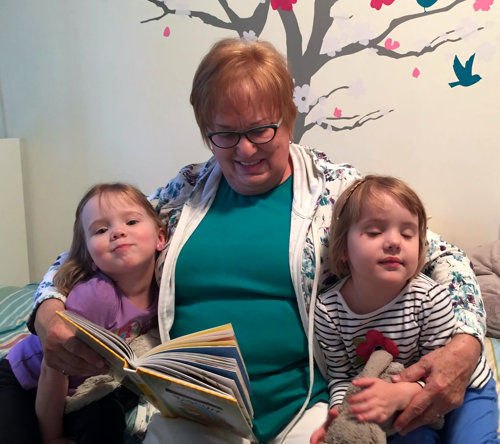 Instilling a love of reading with Rosie and Amelia