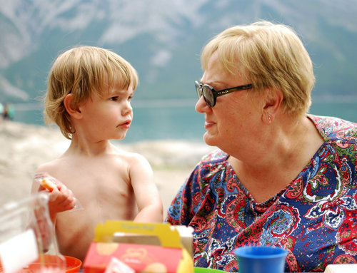 Madoc and Ma (Lake Minnewanka, AB, 2013)